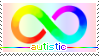 autistic rainbow infinity loop